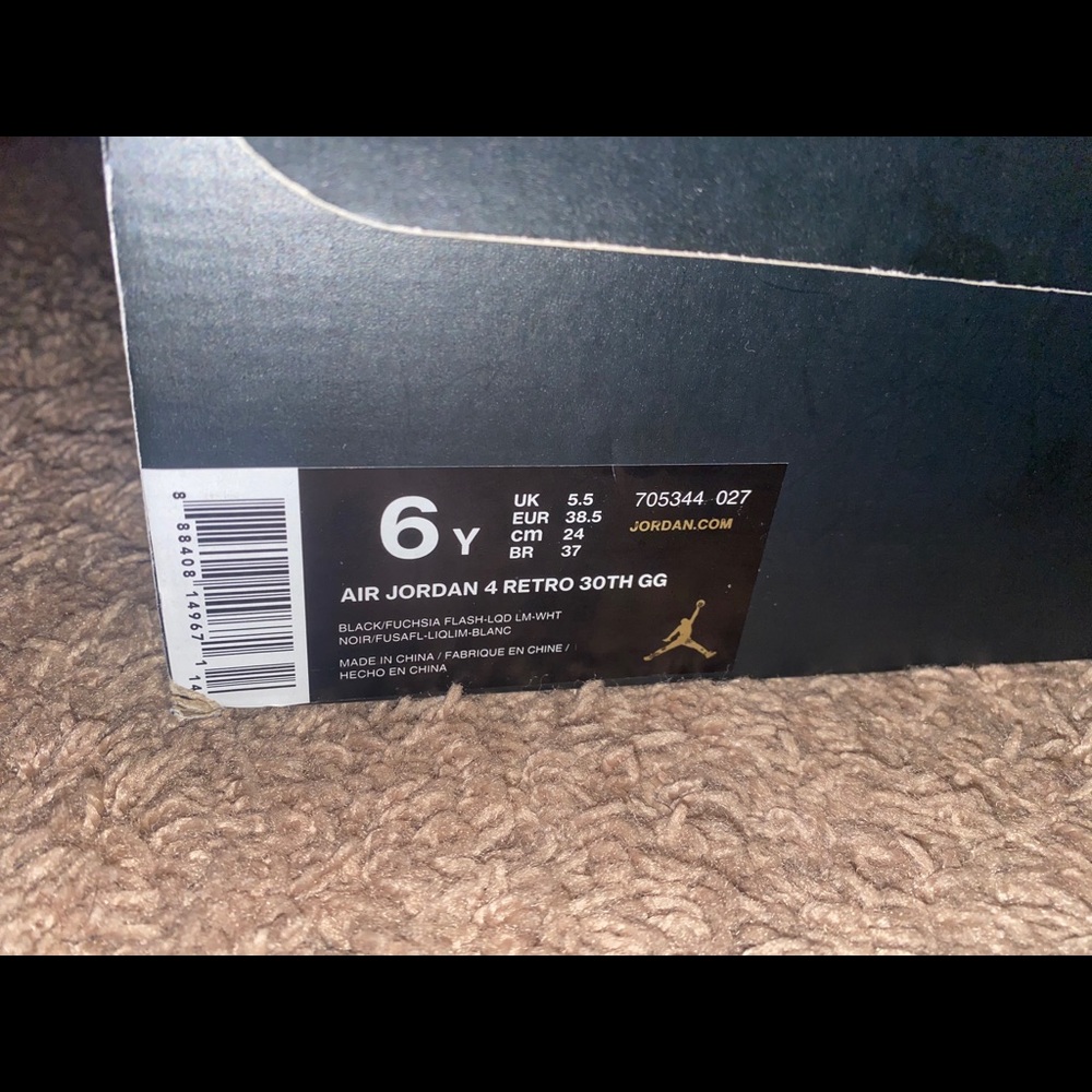 Air Jordan 4 retro 30th GG (fuchsia) - Picture 7 of 8